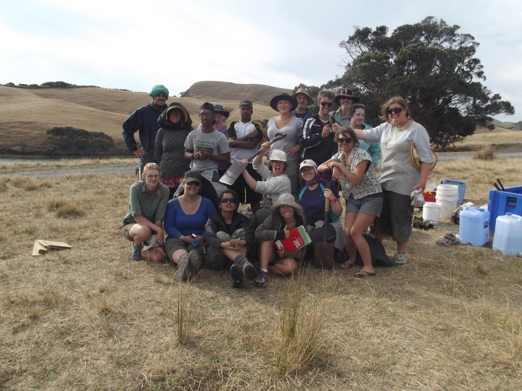 students of the 2013 field school